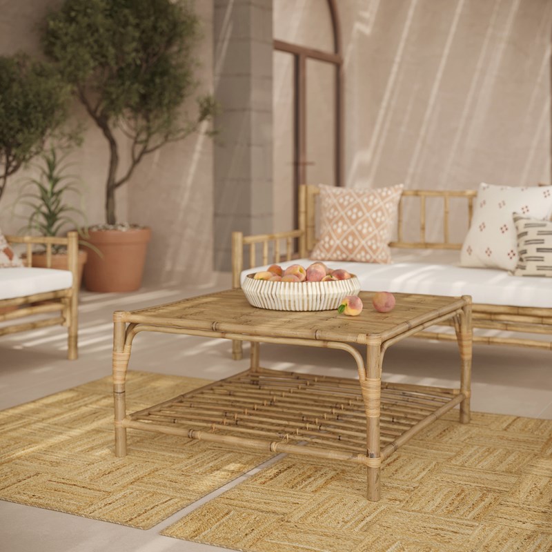 Table basse de jardin en bambou - timy