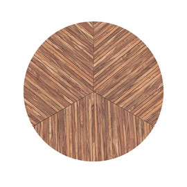 Table basse ronde en bois d'acacia d80 cm - ella