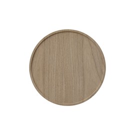 Table basse ronde en bois de mindi d60 cm - paloma