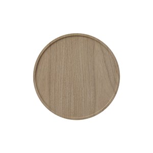 Table basse ronde en bois de mindi d60 cm - paloma