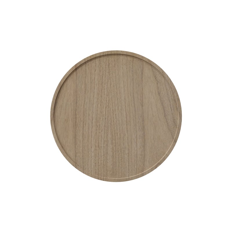 Table basse ronde en bois de mindi d60 cm - paloma