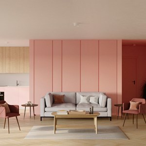 Table basse rectangulaire en bois clair - sadi