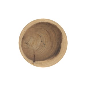 Table d'appoint ronde en bois de suar d35 cm - janah