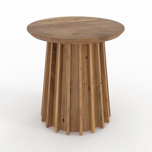 Table d'appoint en bois massif d'acacia - suzon