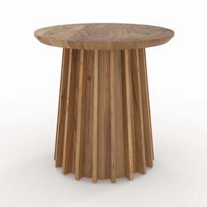 Table d'appoint en bois massif d'acacia - suzon