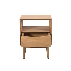 Table de chevet 1 tiroir en bois de manguier - gute