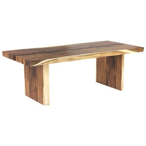 Table rectangulaire 8 personnes en bois de suar 220 cm - tanah