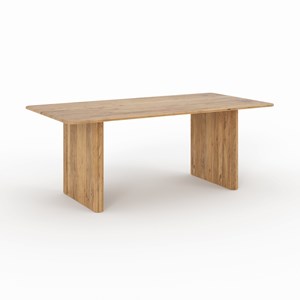 Table rectangulaire en bois d'acacia 8 personnes - andrea