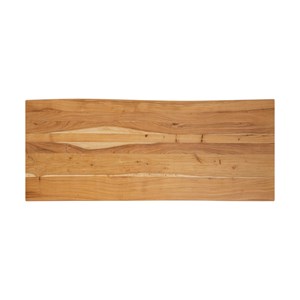 Table rectangulaire 8 personnes en bois d'acacia et métal  220 cm - joko