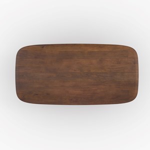 Table rectangulaire en bois de manguier massif 6 places - maya