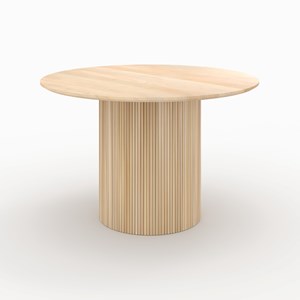 Table ronde 4 personnes en bois de manguier d120 cm - agathe