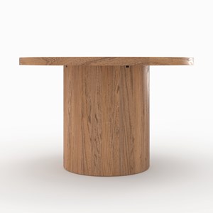 Table ronde en bois d'orme 4 personnes - gaston