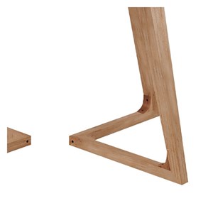 Table ronde 4 personnes en bois d'acacia d115 cm - iguana