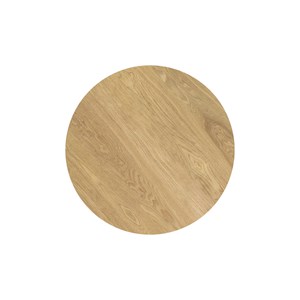 Table ronde 4 personnes en bois clair naturel d105 cm - liwa