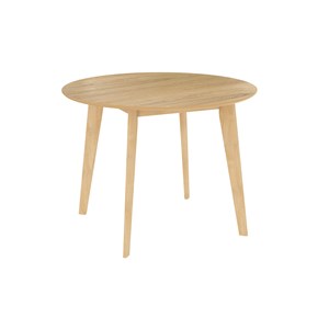 Table ronde 4 personnes en bois clair d100 cm - réno