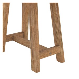 Tabouret en bois de teck recyclé - dao
