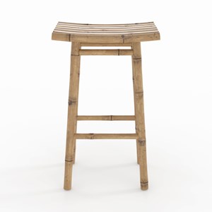 Tabouret de bar extérieur en bambou 74 cm - vadella