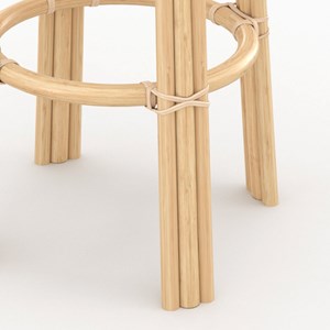 Tabouret de bar 77 cm en rotin - vania
