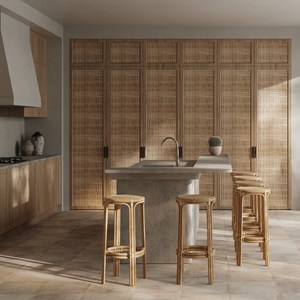 Tabouret de bar 77 cm en rotin - vania