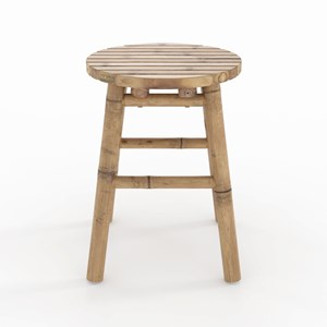Tabouret de jardin en bambou h45,5 cm - polly