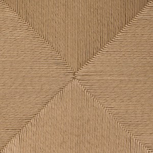 Tabouret pour ilot central 65 cm en teck et rotin - kaïa