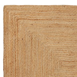 Tapis rectangulaire en jute naturel 180x120 cm - marley