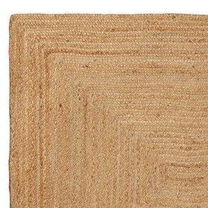 Tapis rectangulaire en jute naturel 180x120 cm - marley