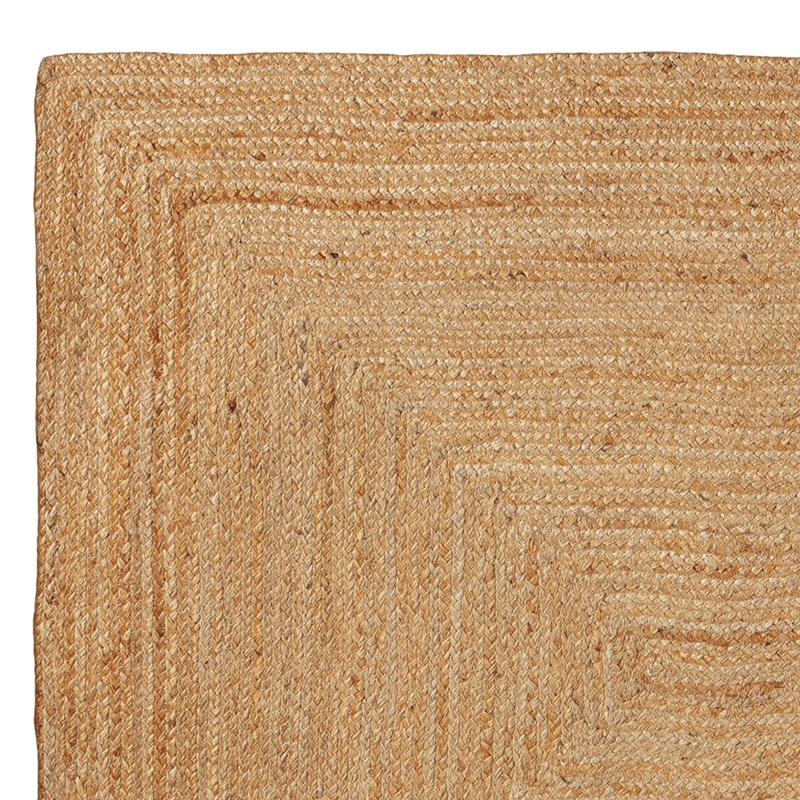 Tapis rectangulaire en jute naturel 180x120 cm - marley