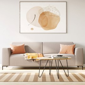 Tapis rectangulaire en jacinthe d'eau 215x150 cm - saona