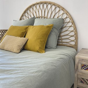 Tête de lit 140 cm en rotin - bahia
