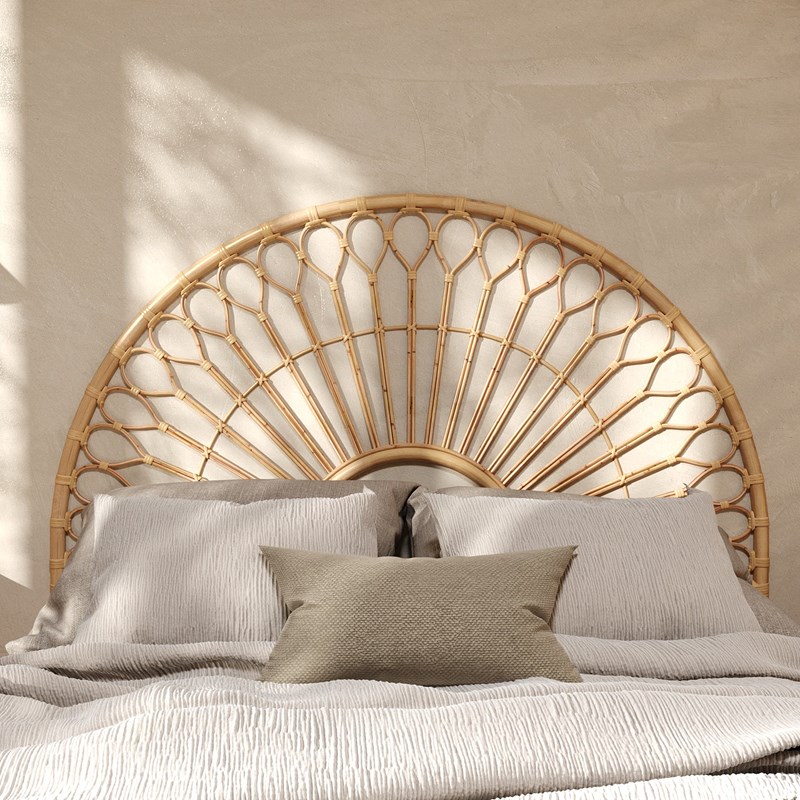 Tête de lit 160 cm en rotin - bahia