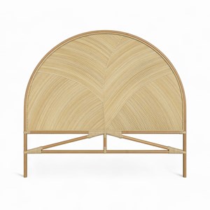 Tête de lit en rotin naturel 140 cm - beigia