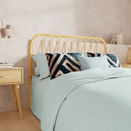 Tête de lit en rotin naturel 140 cm - elior