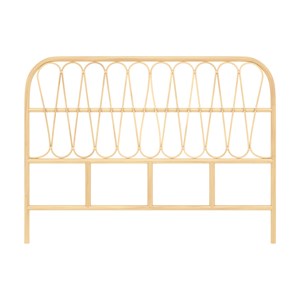 Tête de lit en rotin naturel 140 cm - elior