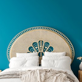 Tête de lit 140 cm en rotin naturel - gabriella