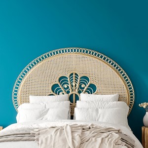 Tête de lit 140 cm en rotin naturel - gabriella