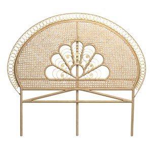 Tête de lit 140 cm en rotin naturel - gabriella