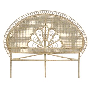 Tête de lit 160 cm en rotin naturel - gabriella