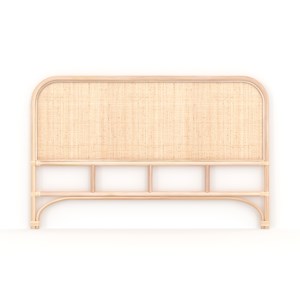 Tête de lit 140 cm en rotin naturel - grace
