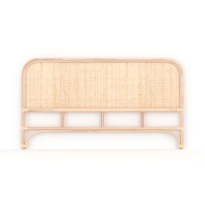 Tête de lit 160 cm en rotin naturel - grace