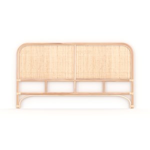 Tête de lit 160 cm en rotin naturel - grace