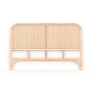 Tête de lit en rotin et cannage 140 cm - naïra