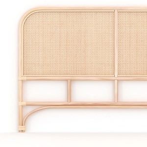 Tête de lit en rotin et cannage 140 cm - naïra