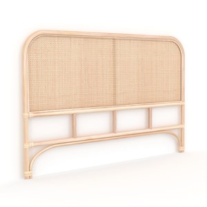 Tête de lit en rotin et cannage 140 cm - naïra