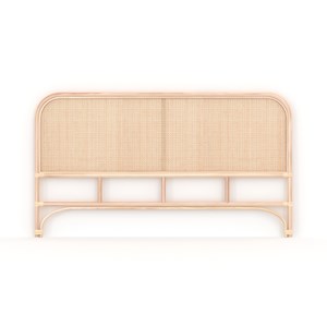 Tête de lit en rotin et cannage 160 cm - naïra