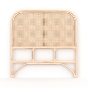 Tête de lit en rotin et cannage 90 cm - naïra