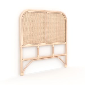 Tête de lit en rotin et cannage 90 cm - naïra