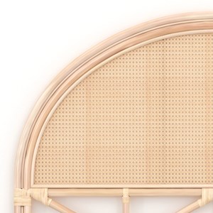 Tête de lit 140 cm en rotin et cannage - néora