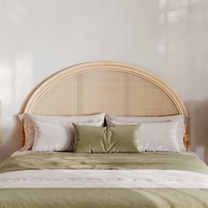 Tête de lit en rotin naturel 140 cm - madya