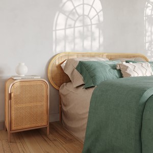 Tête de lit en rotin naturel 160 cm - navahino
